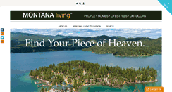 Desktop Screenshot of montanaliving.com